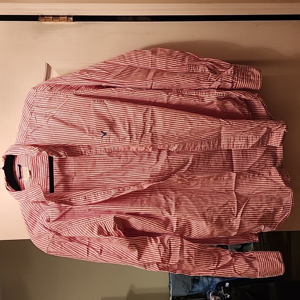 American Eagle stripe Button down